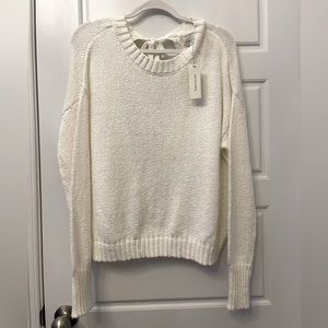 Francesca’s Collections Woman’s Ivory Creme Long Sleeve Sweater NWT